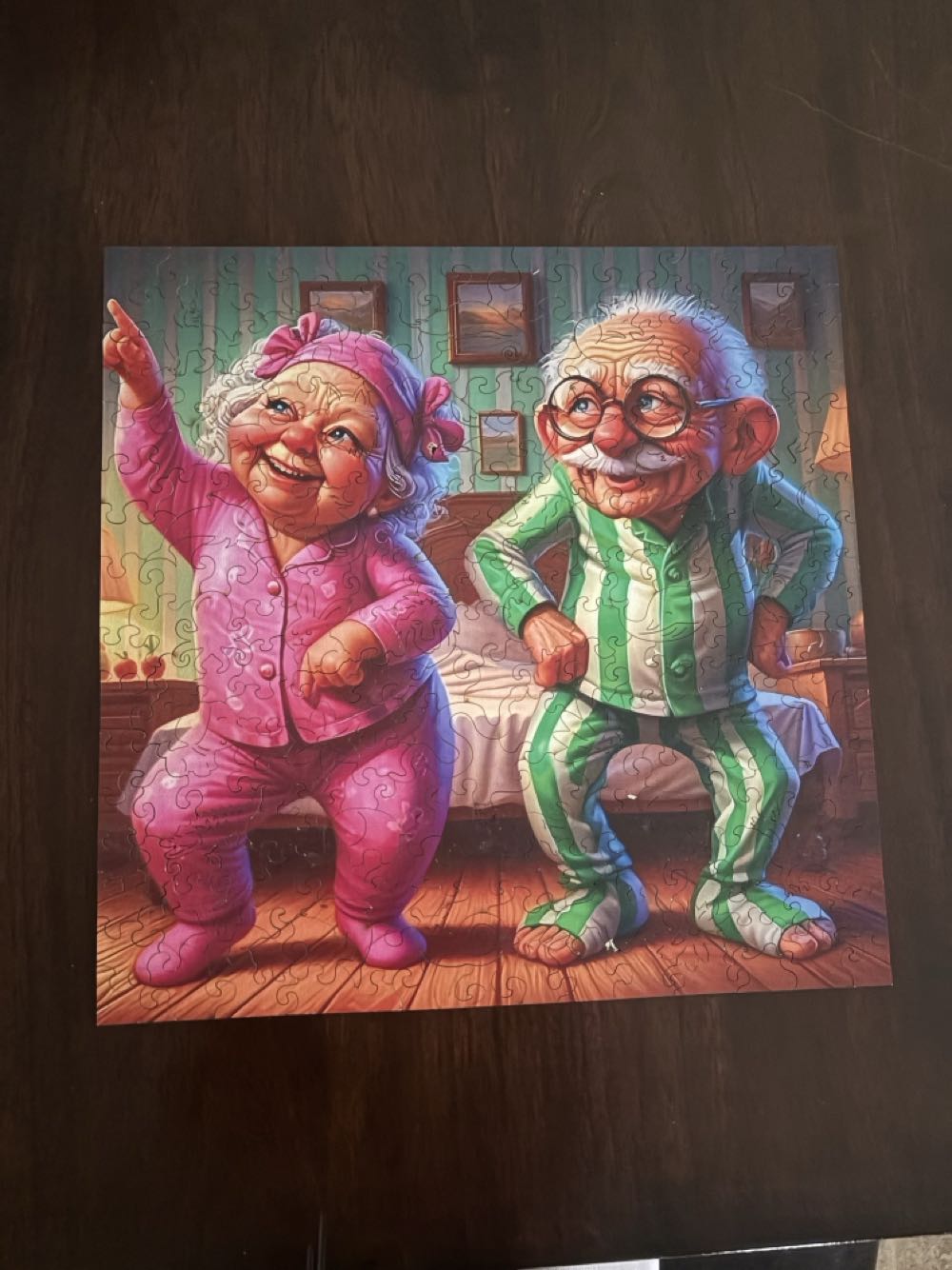 Wooden Charming Dancing Couple - Wooden Puzzle puzzle collectible - Main Image 3
