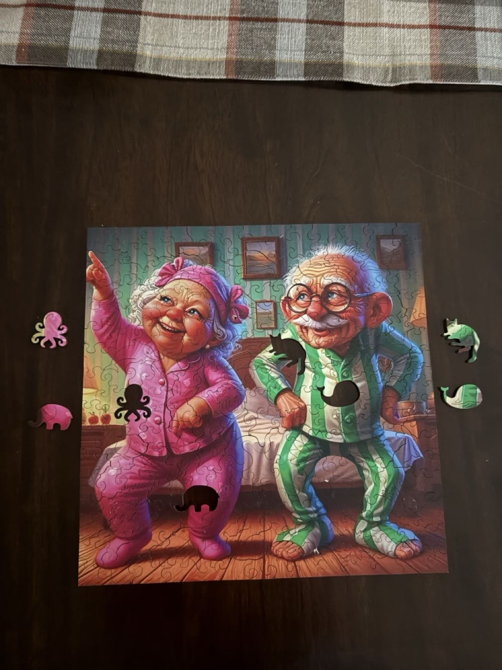 Wooden Charming Dancing Couple - Wooden Puzzle puzzle collectible - Main Image 4