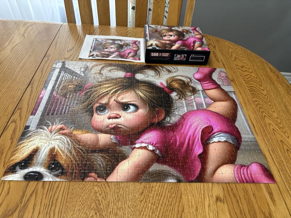Baby Girl - Jigsaw Puzzle puzzle collectible - Main Image 2