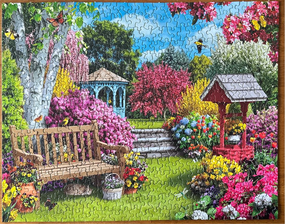 Beautiful Blossoms - Springbok puzzle collectible [Barcode 091683016679] - Main Image 2