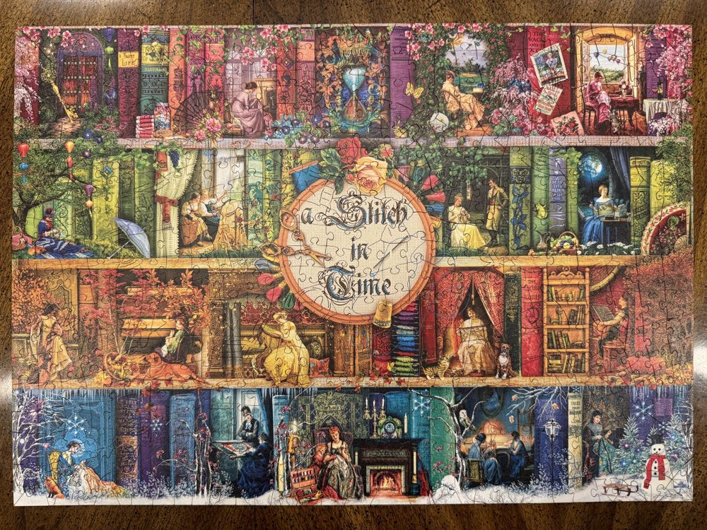 A Stitch In Time - Wentworth Wooden Puzzles 🇬🇧 puzzle collectible [Barcode 6050265401641] - Main Image 2