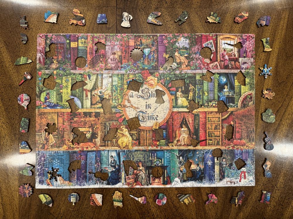 A Stitch In Time - Wentworth Wooden Puzzles 🇬🇧 puzzle collectible [Barcode 6050265401641] - Main Image 3