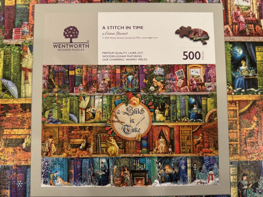 A Stitch In Time - Wentworth Wooden Puzzles 🇬🇧 puzzle collectible [Barcode 6050265401641] - Main Image 4