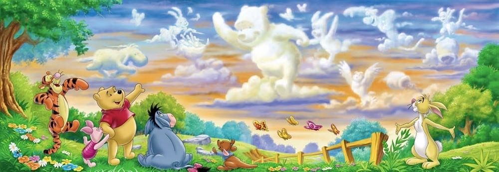 Winnie The Pooh Panoramic - From Stephanie - Clemantoni puzzle collectible - Main Image 2