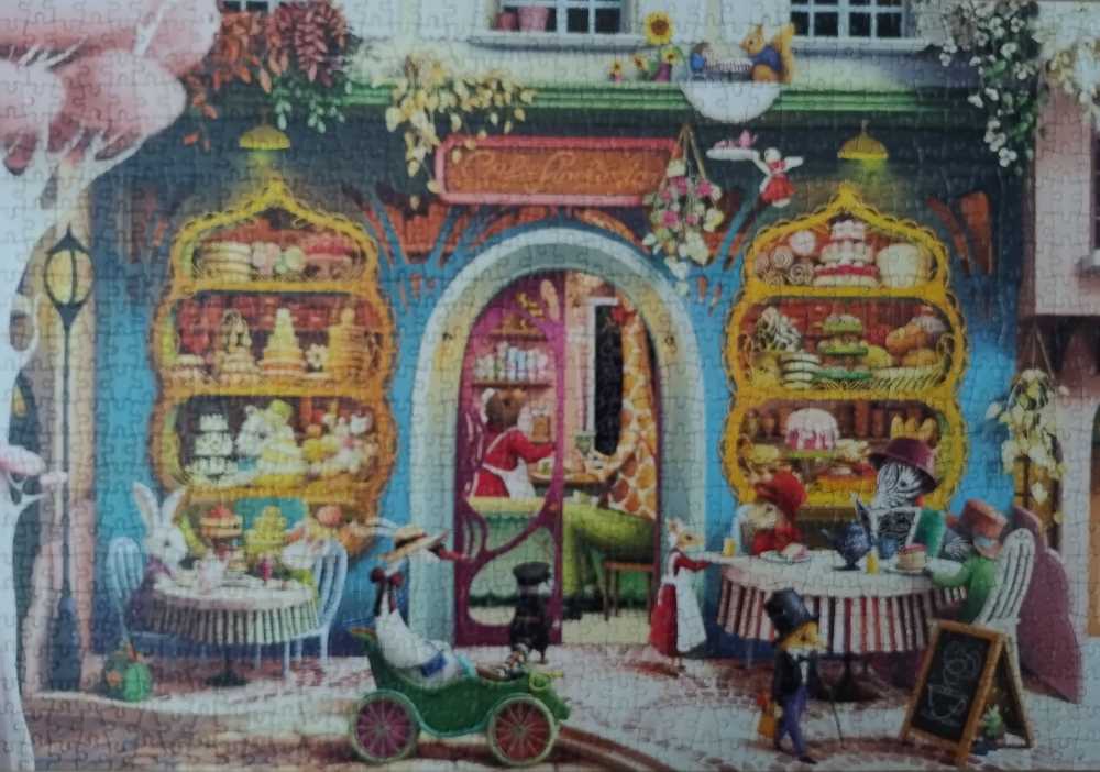 CJ- Cafe Floofington - Great British Jigsaws puzzle collectible - Main Image 2