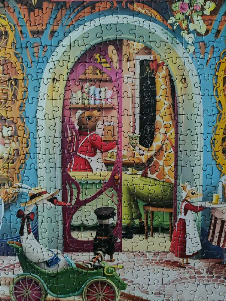 CJ- Cafe Floofington - Great British Jigsaws puzzle collectible - Main Image 3