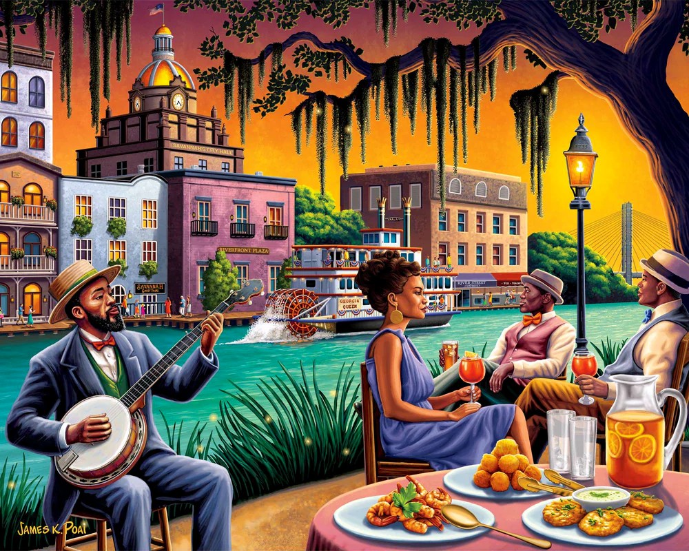 Savannah, Georgia - Boardwalk Puzzle Company puzzle collectible [Barcode 671095406680] - Main Image 2