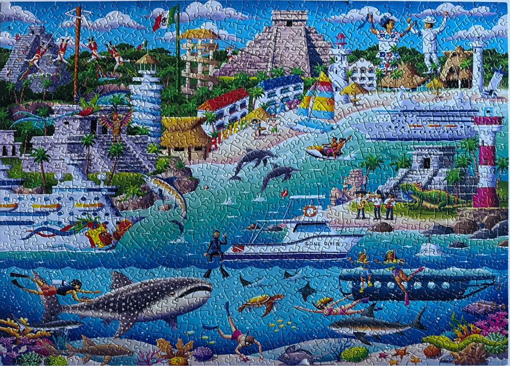 Riviera Maya 💎 - Boardwalk Puzzle Company puzzle collectible [Barcode 671095406598] - Main Image 2
