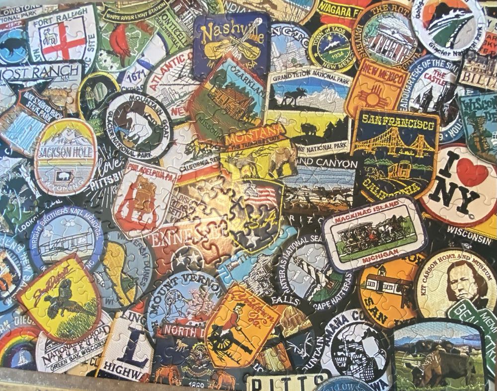 USA PATCHES - Bits & Pieces puzzle collectible [Barcode 192949091833] - Main Image 2