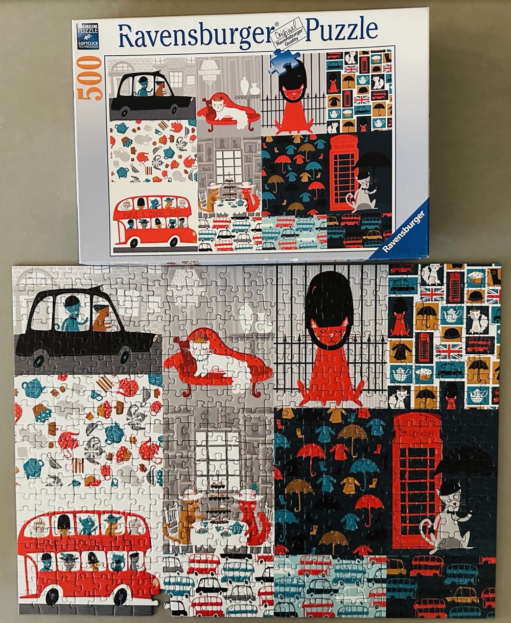 Cultured Cats - SOLD - Ravensburger puzzle collectible - Main Image 2