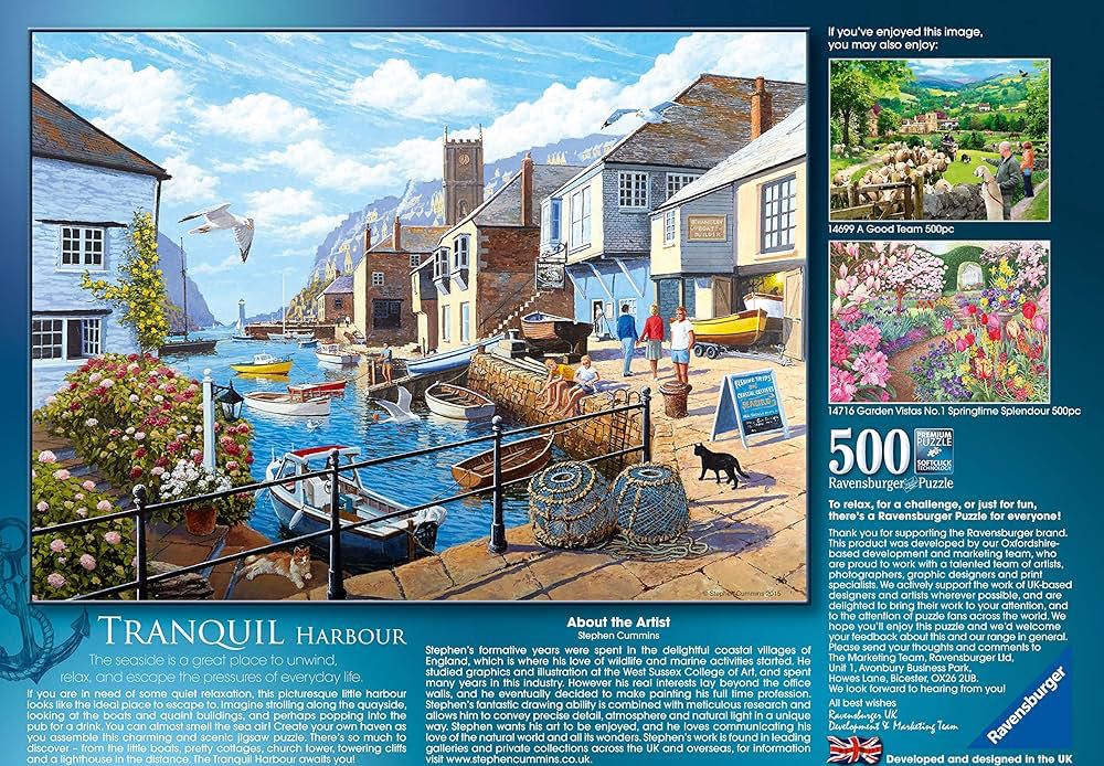 Tranquil Harbour - Ravensburger puzzle collectible [Barcode 04005556147151] - Main Image 2