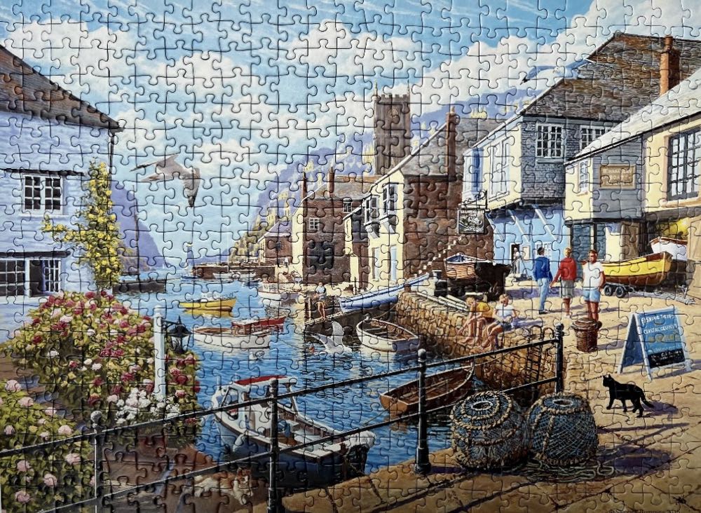 Tranquil Harbour - Ravensburger puzzle collectible [Barcode 04005556147151] - Main Image 3