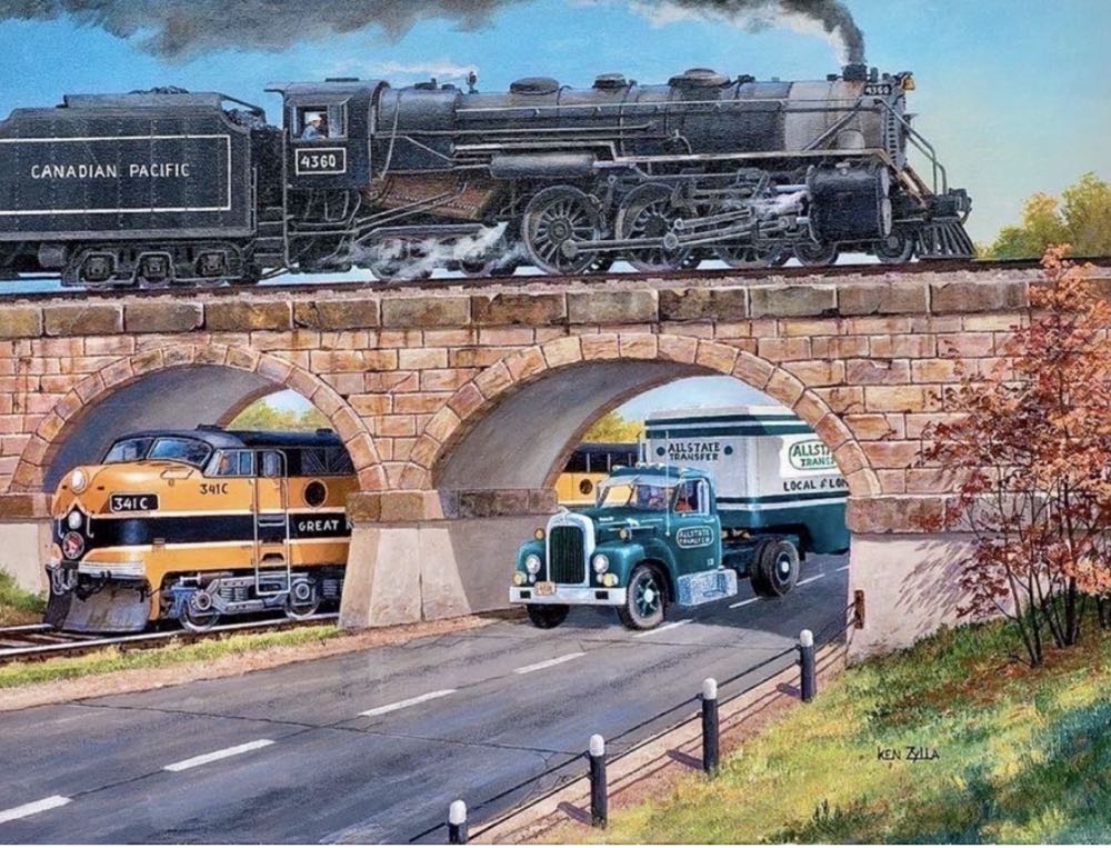 Coast to Coast - SunsOut puzzle collectible [Barcode 796780377196] - Main Image 2