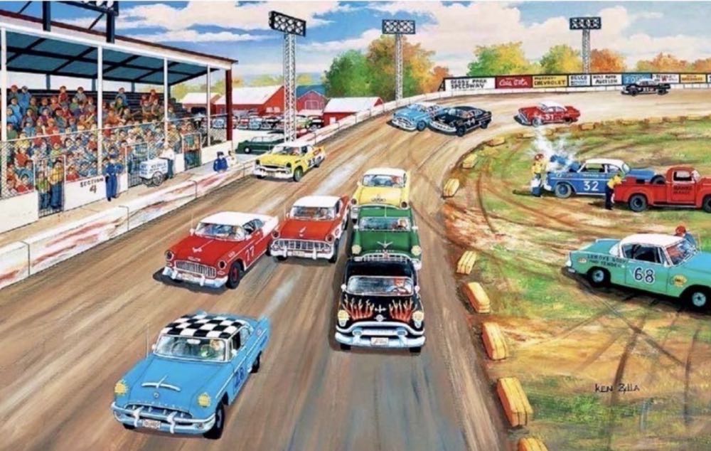 Thunder Road - SunsOut puzzle collectible [Barcode 796780393394] - Main Image 2