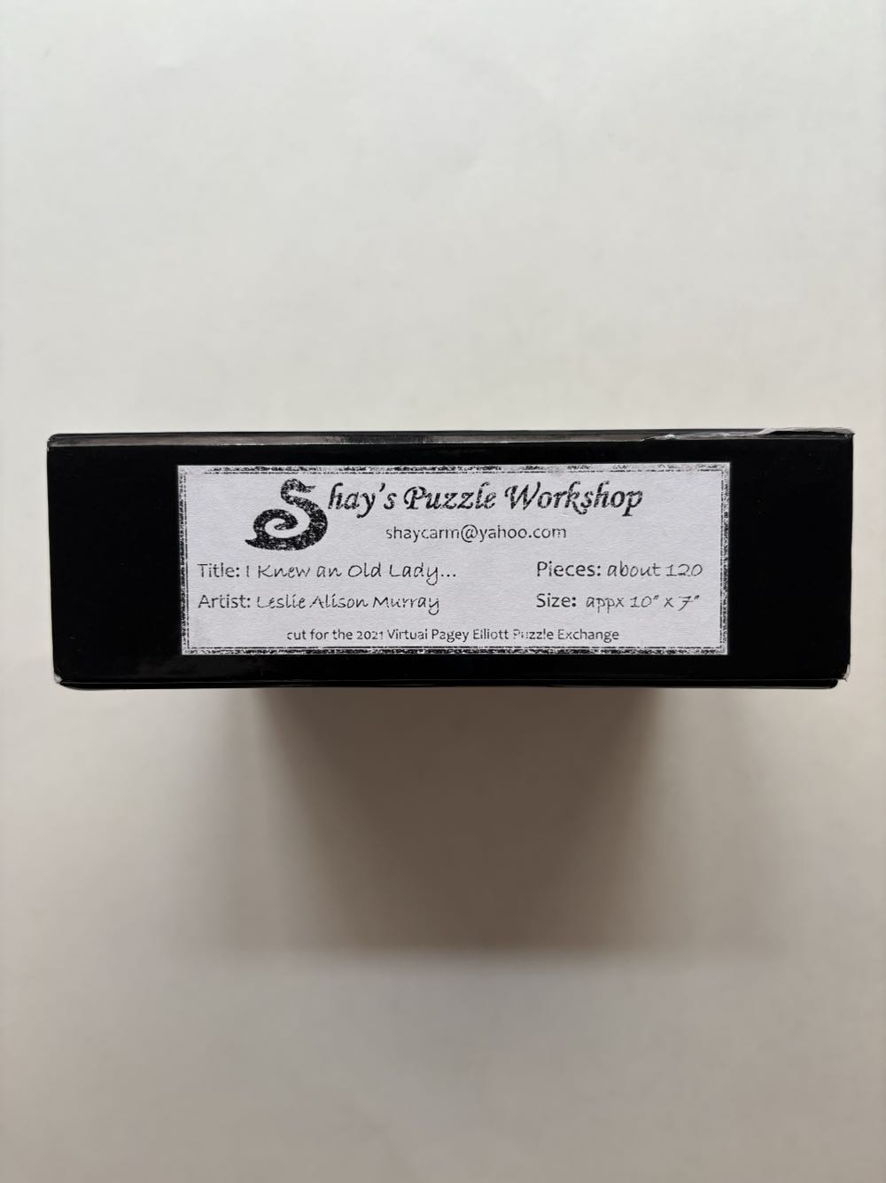 I Knew an Old Lady - Shay’s Puzzle Workshop puzzle collectible - Main Image 3