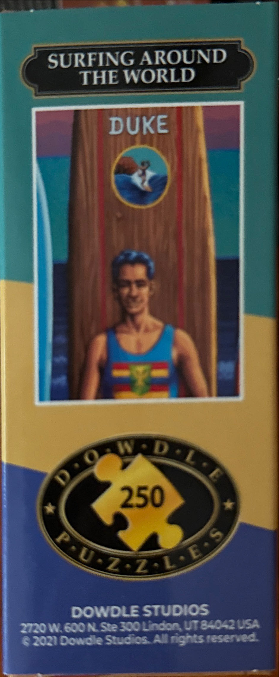 Surfing Around The World - Dowdle 🇺🇸 puzzle collectible [Barcode 671095504430] - Main Image 3