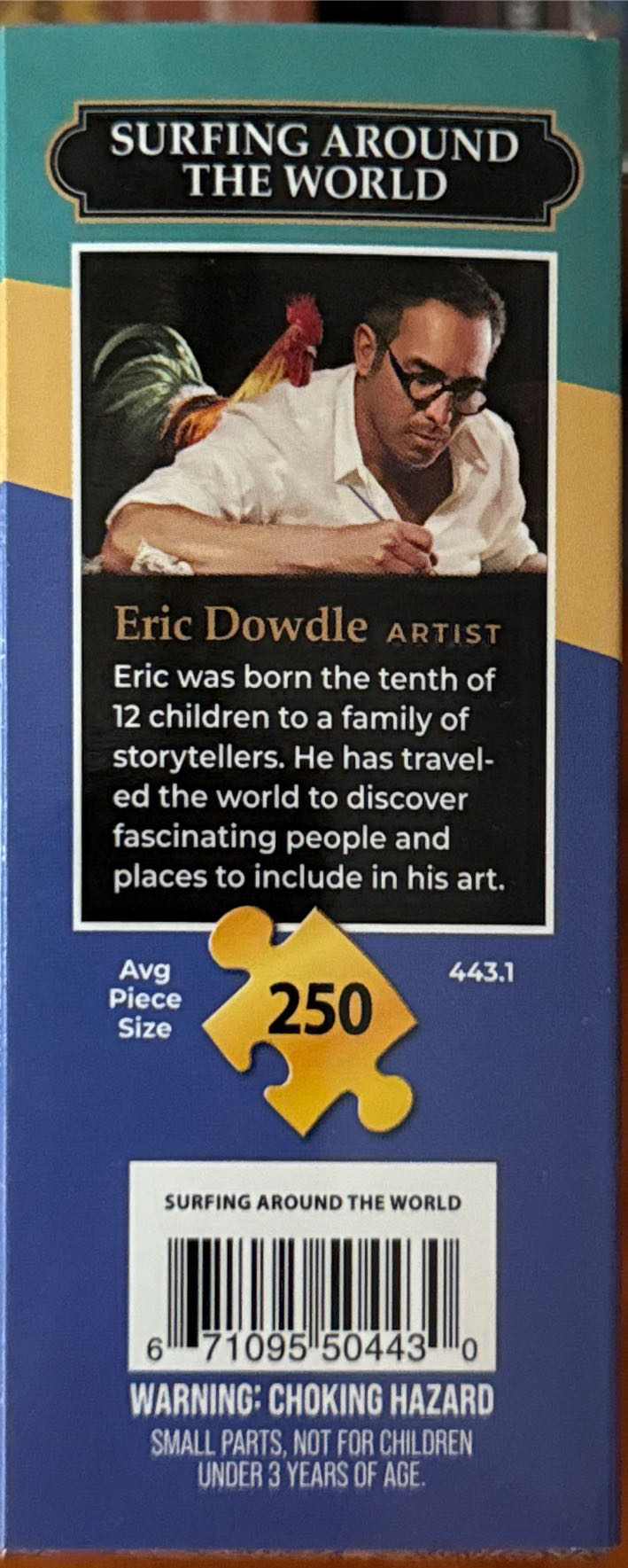 Surfing Around The World - Dowdle 🇺🇸 puzzle collectible [Barcode 671095504430] - Main Image 4