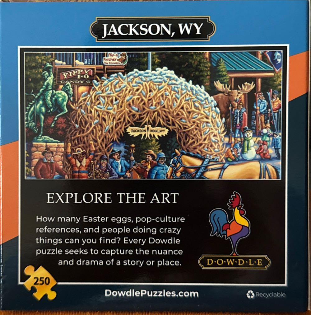 Jackson Hole - Dowdle puzzle collectible [Barcode 671095503778] - Main Image 2