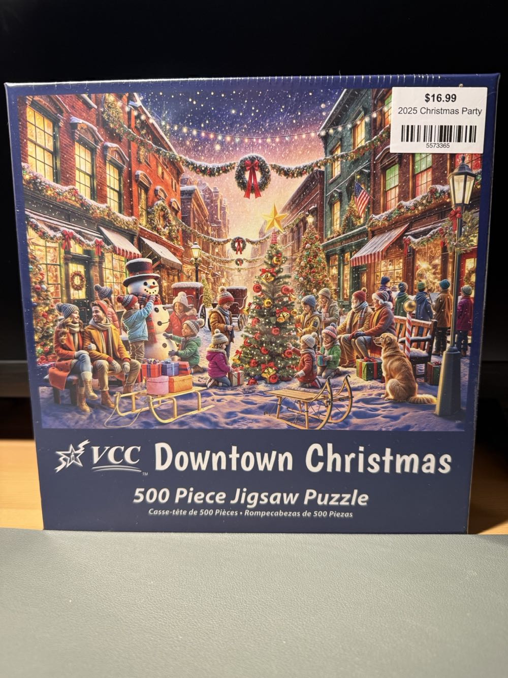 Downtown Christmas (UV) 🧩 - Vermont CC puzzle collectible [Barcode 819273025753] - Main Image 2