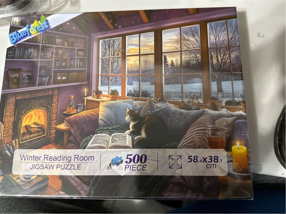 Winter Reading Room - Blueforest puzzle collectible - Main Image 2
