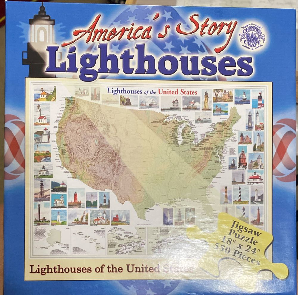 America’s Story Lighthouses - America’s Story Historic Series puzzle collectible - Main Image 2
