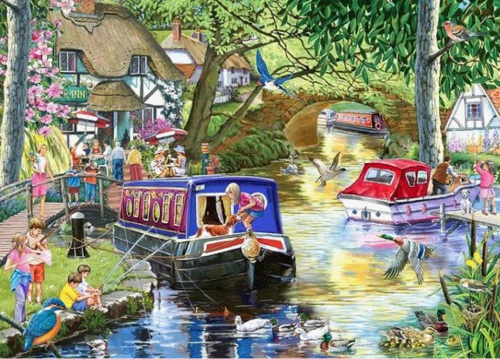 Summer On The River - HOP 🇬🇧 puzzle collectible [Barcode 5060002006535] - Main Image 2