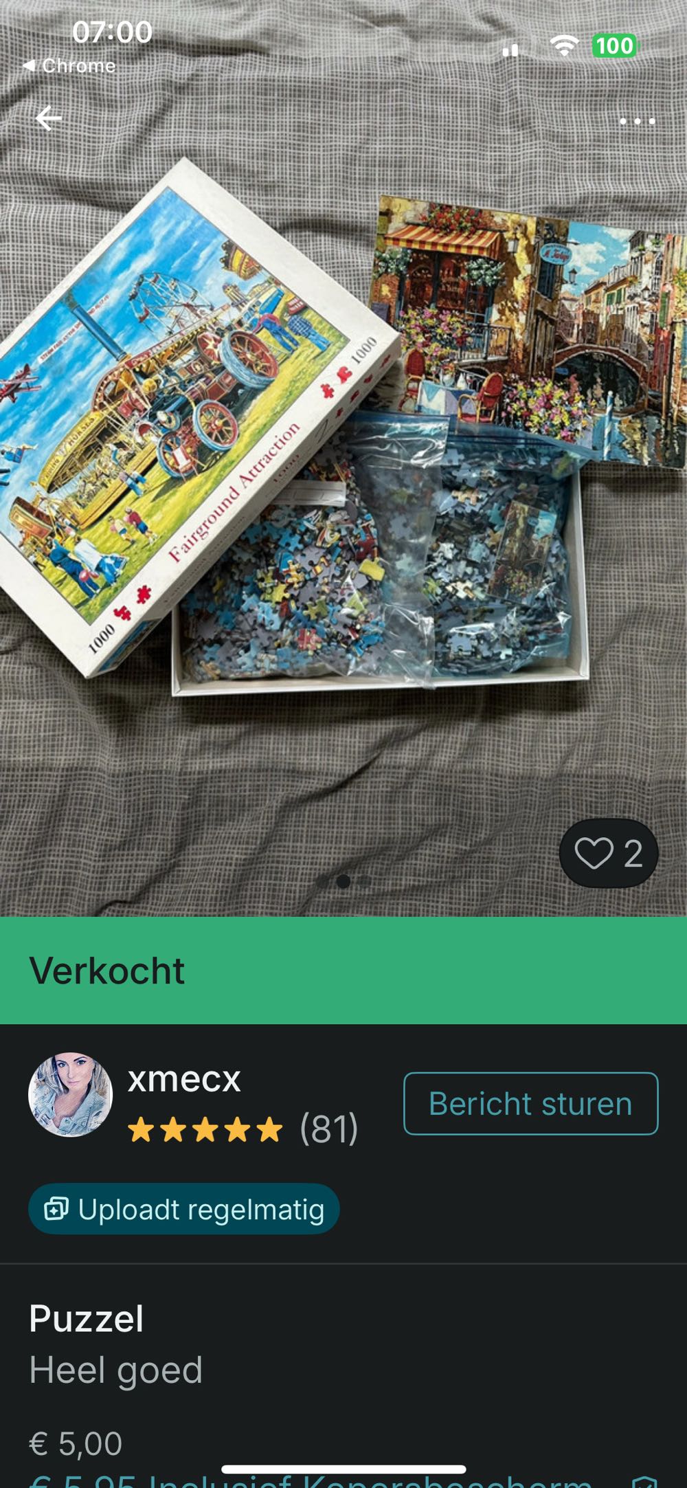 Fairground Attraction (Saskia Betaald) - House of Puzzles Ltd HOP, The puzzle collectible [Barcode 5060002000755] - Main Image 4