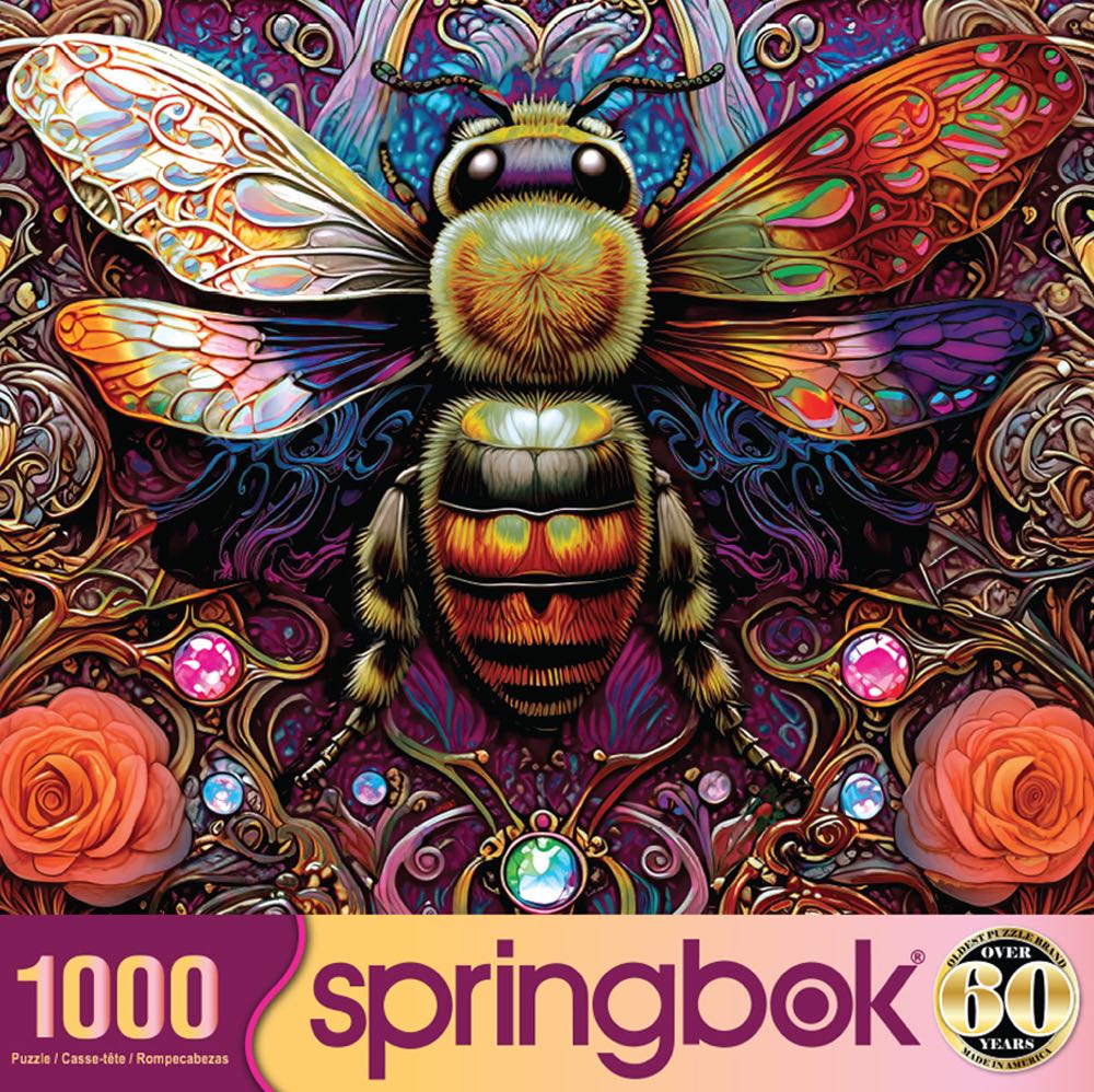 Amazing Bee - Springbok puzzle collectible [Barcode 091683112814] - Main Image 2