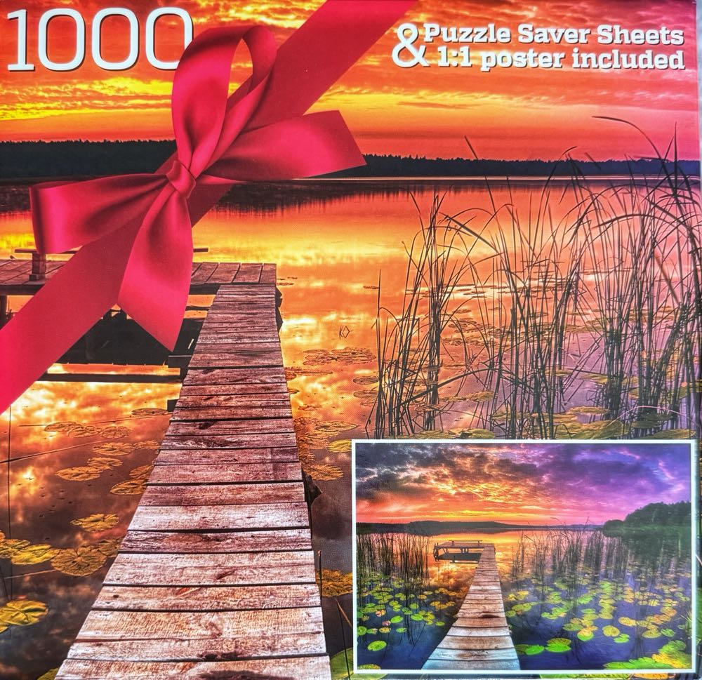 Sunset on the Lake - gerjato puzzle collectible - Main Image 2