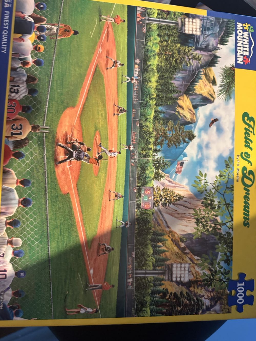 Field Of Dreams. Not Loaned - White Mountain puzzle collectible [Barcode 724819267033] - Main Image 2