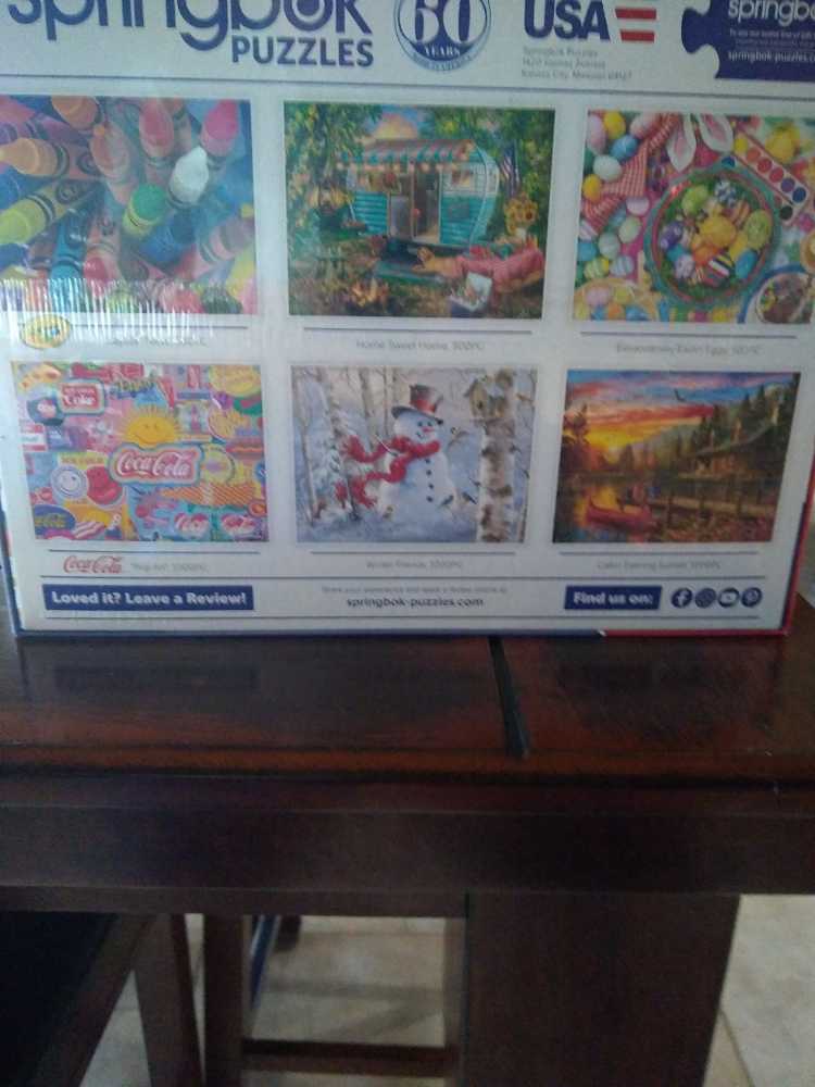 Tunnel Pass (Worked) Clear Shop Bins - Springbok puzzle collectible [Barcode 091683113255] - Main Image 2