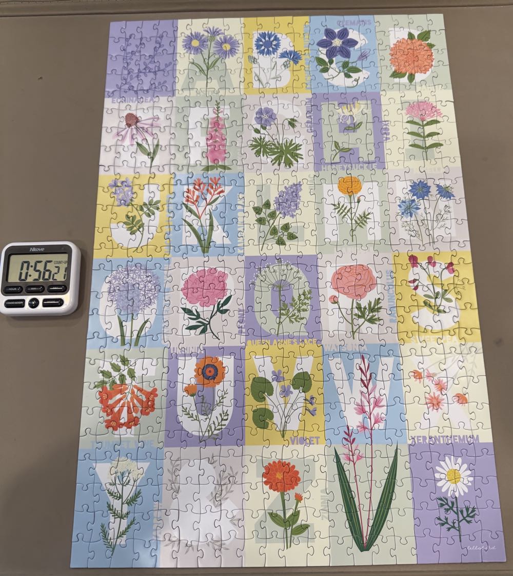 ABC Flowers - Oakland Puzzle Company puzzle collectible - Main Image 2