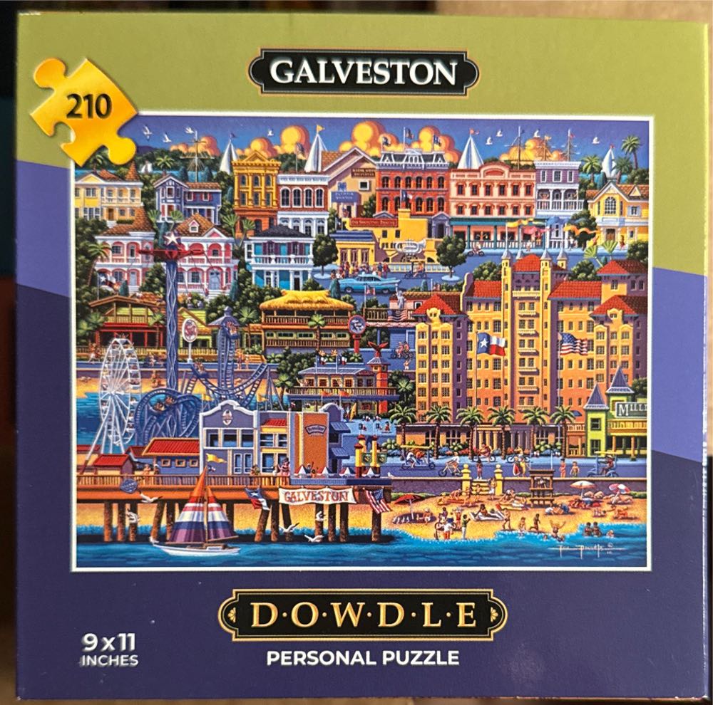 Dowdle Personal Puzzle Galveston 210 Piece  puzzle collectible [Barcode 671095902519] - Main Image 3