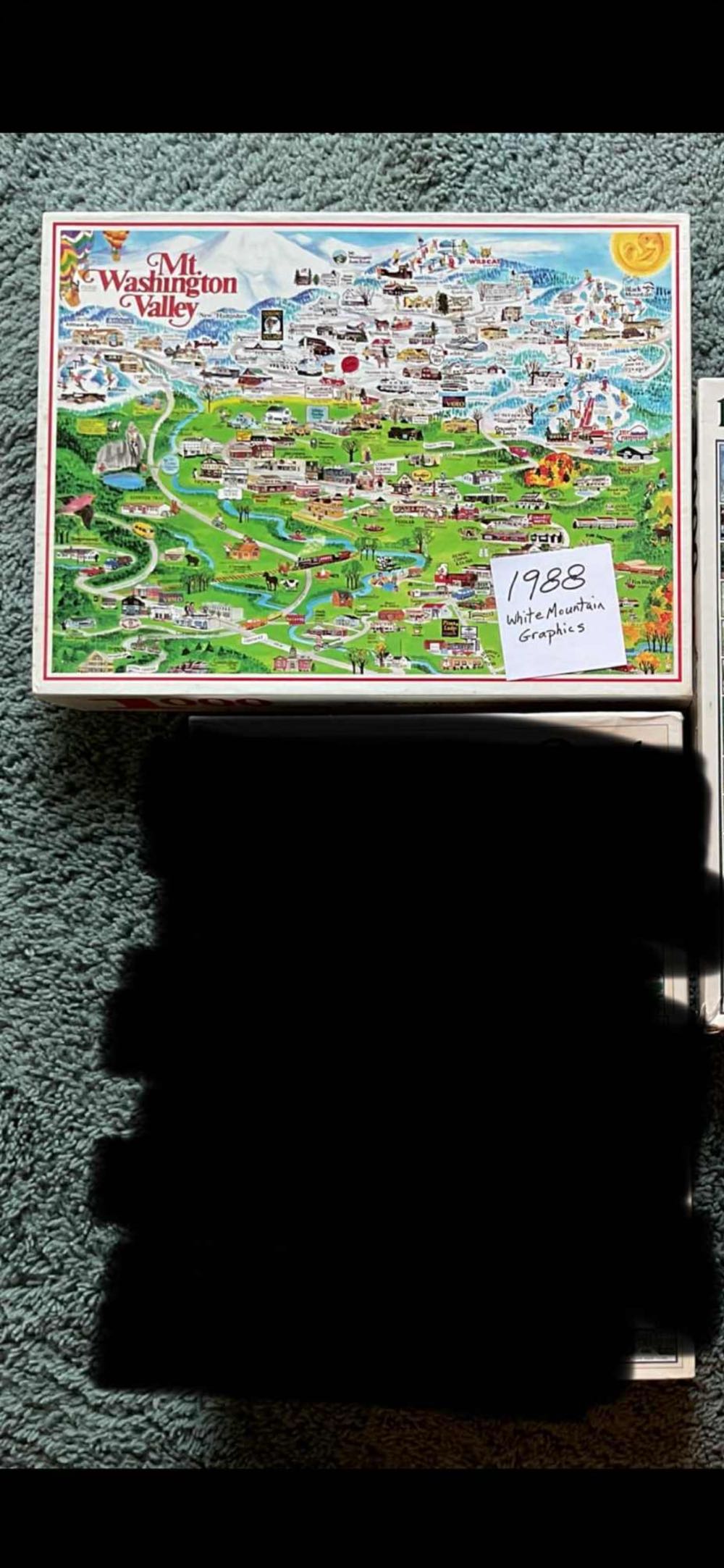 Mt. Washington Valley, NH (1988) - White Mountain Graphics puzzle collectible - Main Image 2