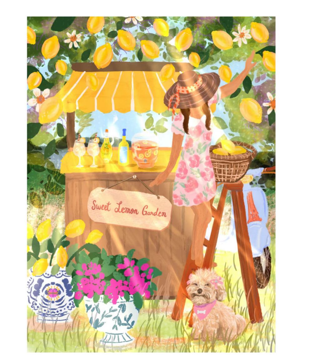 Sweet Lemon Garden - Puzzledly puzzle collectible [Barcode 850074183020] - Main Image 2