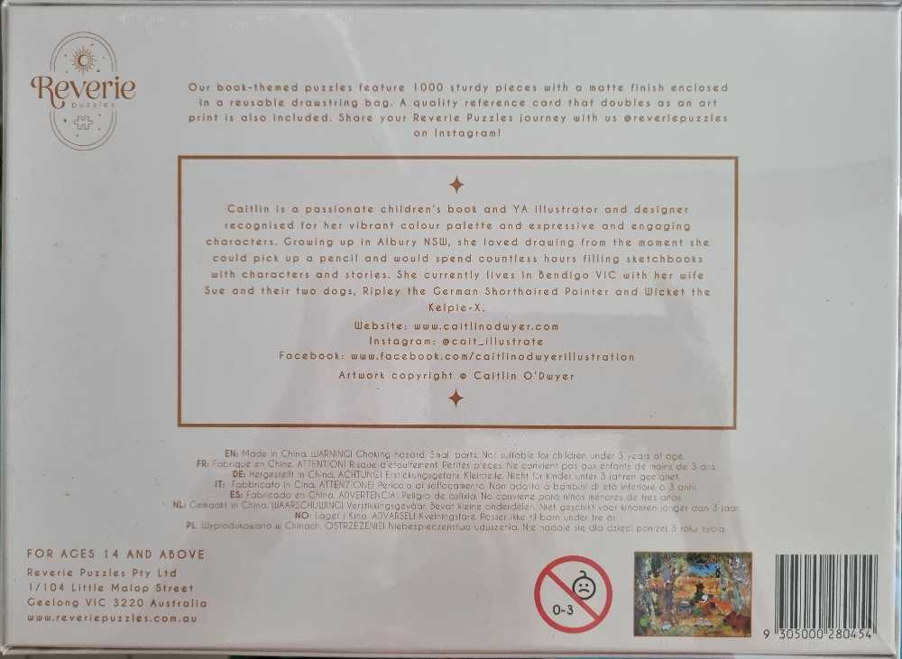 Wildlife Biologist - Reverie Puzzles puzzle collectible [Barcode 9305000280454] - Main Image 2