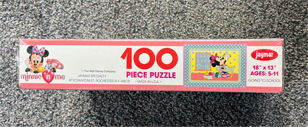 Minnie ‘n me - Going To School - NEW - Jaymar puzzle collectible [Barcode 031716011349] - Main Image 3