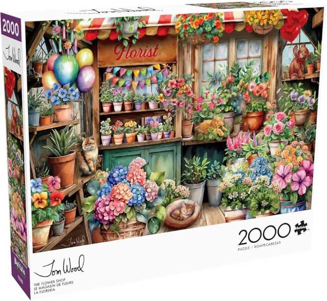 The Flower Shop - Buffalo puzzle collectible [Barcode 079346021758] - Main Image 2