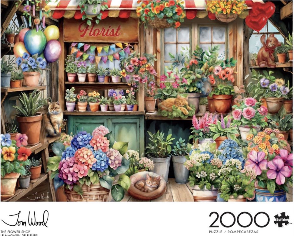 The Flower Shop - Buffalo puzzle collectible [Barcode 079346021758] - Main Image 3