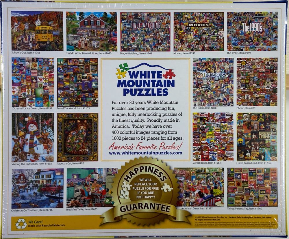 Happy Pets -1 - White Mountain Puzzles puzzle collectible [Barcode 724819266920] - Main Image 2