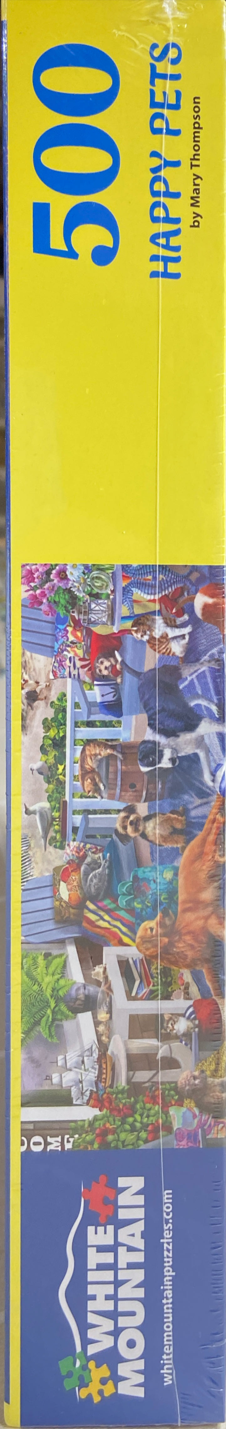 Happy Pets -1 - White Mountain Puzzles puzzle collectible [Barcode 724819266920] - Main Image 4