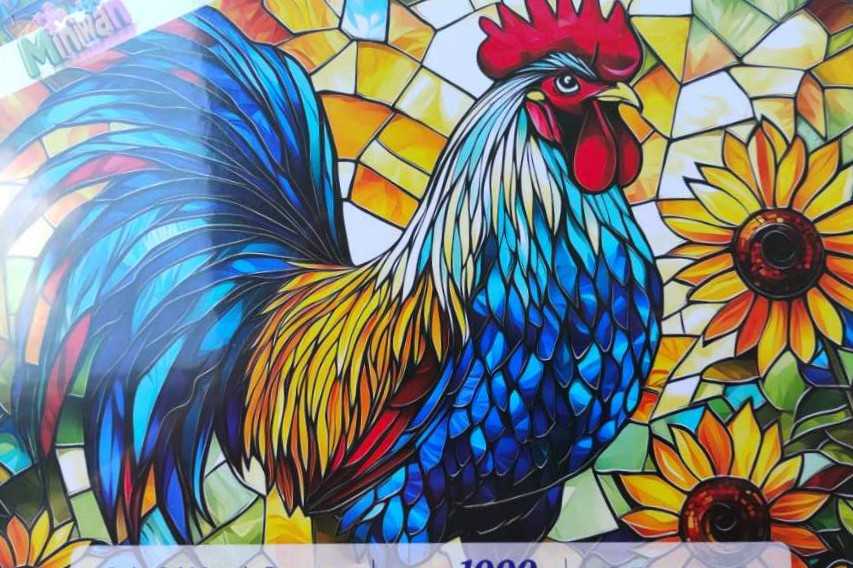 Colorful Rooster - Jiujiu puzzle collectible - Main Image 2