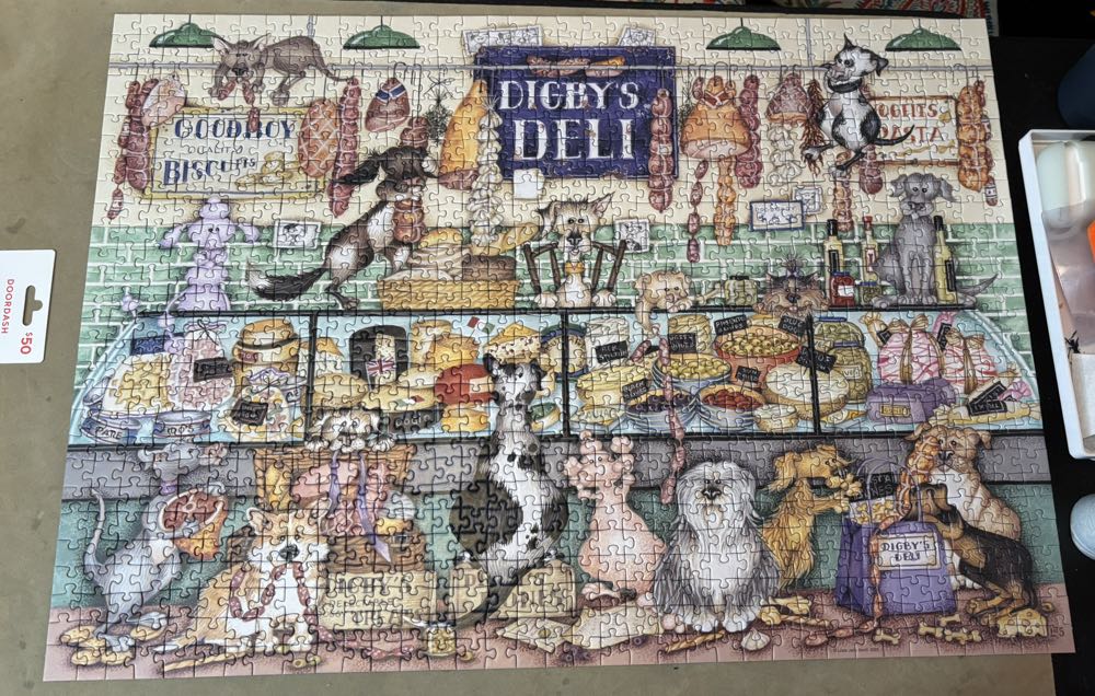 Dapper Dogs No. 1 Digby’s Deli - Ravensburger puzzle collectible - Main Image 2