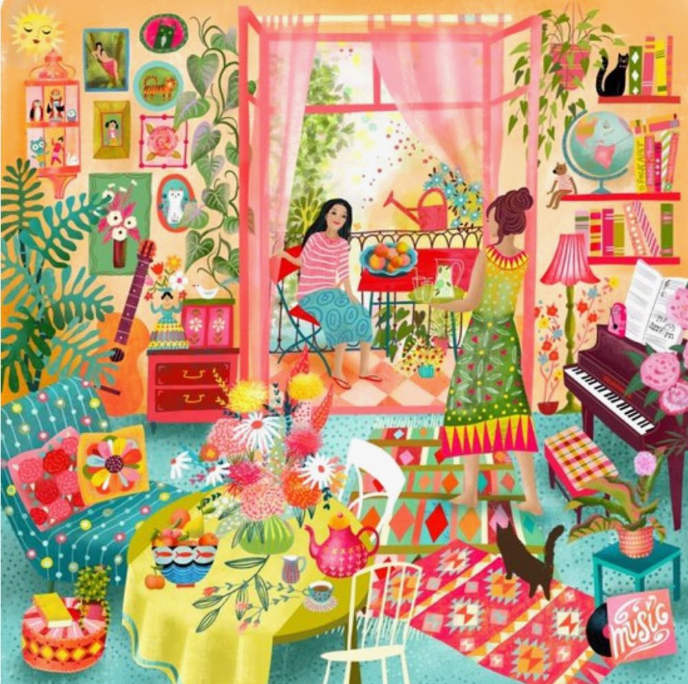 Balcony Music Room - Pieces & Peace puzzle collectible [Barcode 3667232002324] - Main Image 2