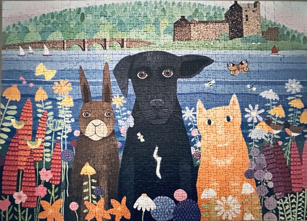 Fun at Eilean Donan Castle - For Kerri To Borrow - Ravensburger puzzle collectible - Main Image 2