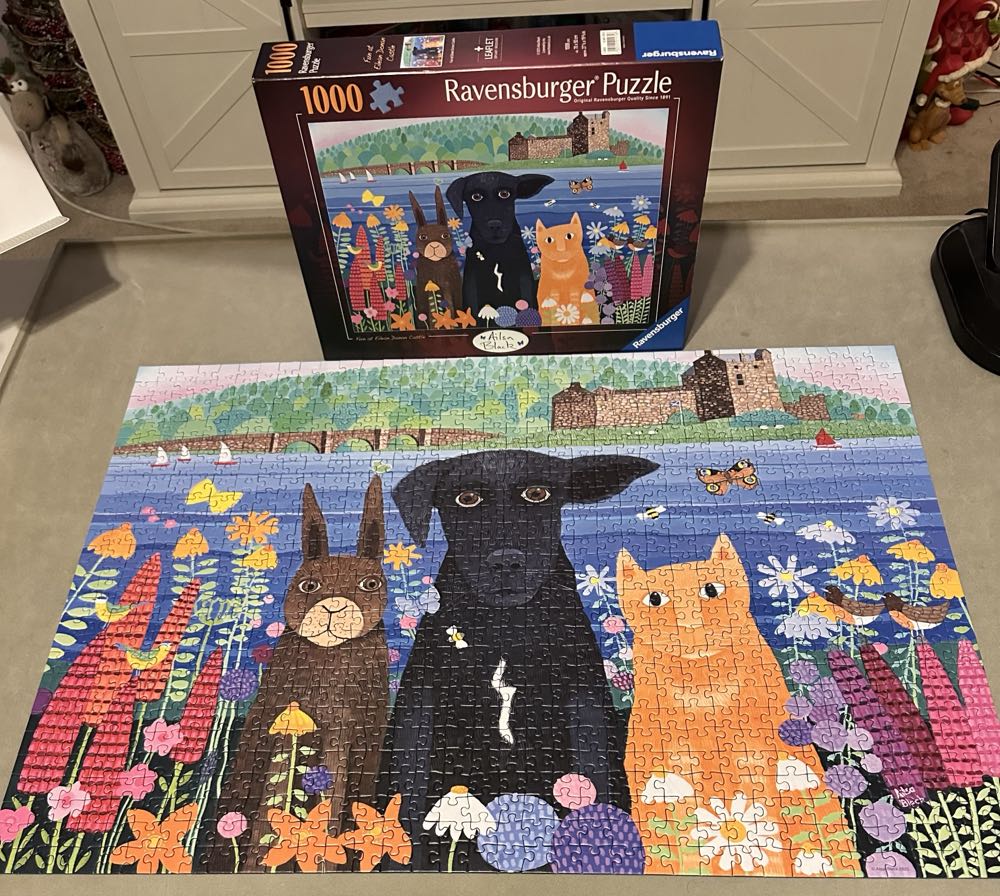 Fun at Eilean Donan Castle - For Kerri To Borrow - Ravensburger puzzle collectible - Main Image 3