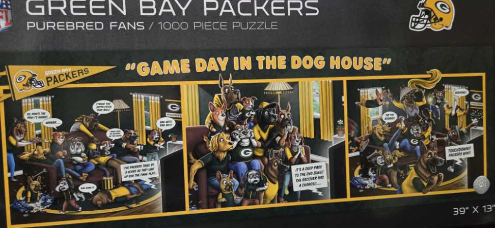  Game Day In The Dog House  puzzle collectible [Barcode 810052506135] - Main Image 2