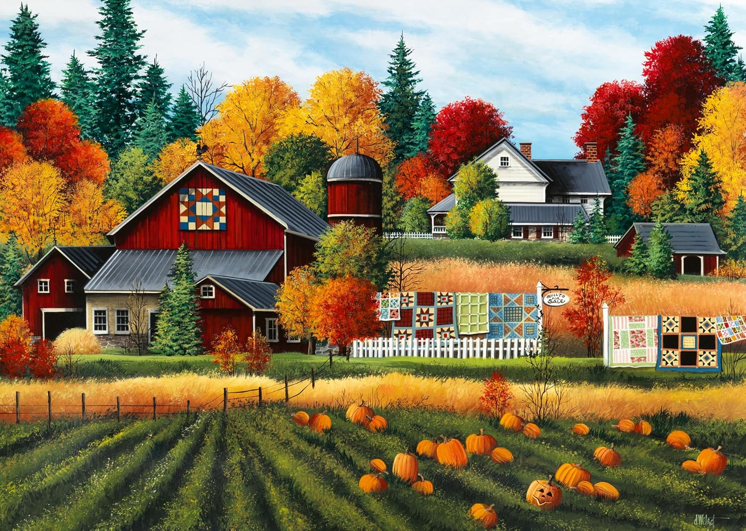 Pumpkin Farm - Wonder Forge puzzle collectible [Barcode 4050368103758] - Main Image 2