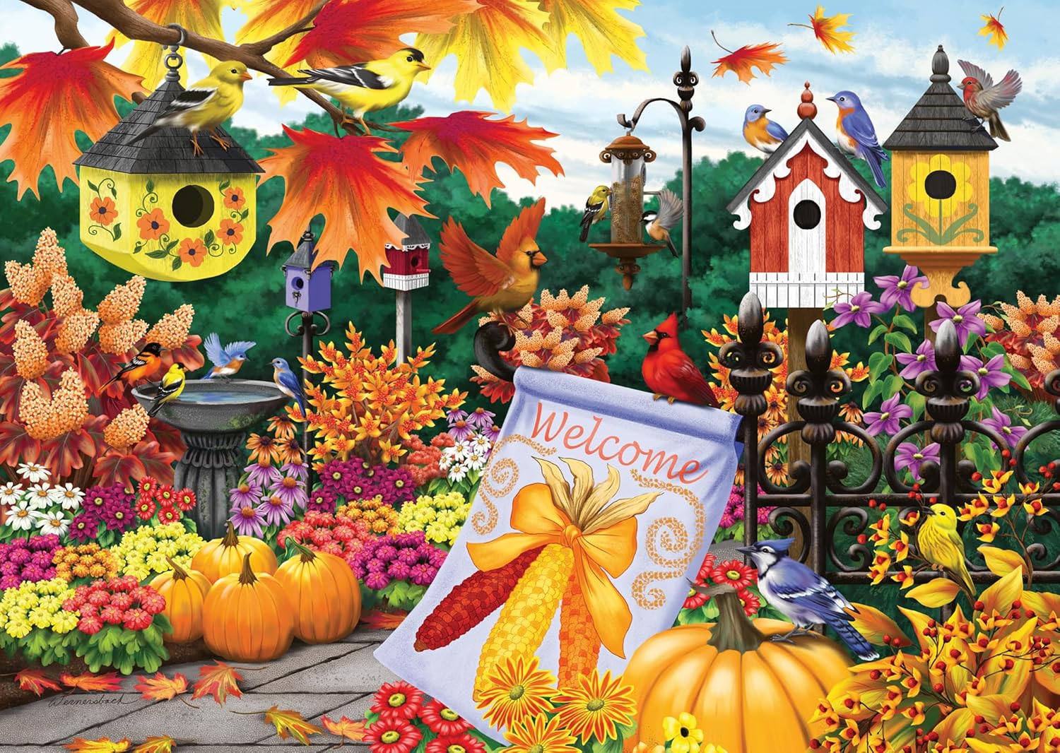 Welcome Autumn - Wonder Forge puzzle collectible [Barcode 4050368103765] - Main Image 2