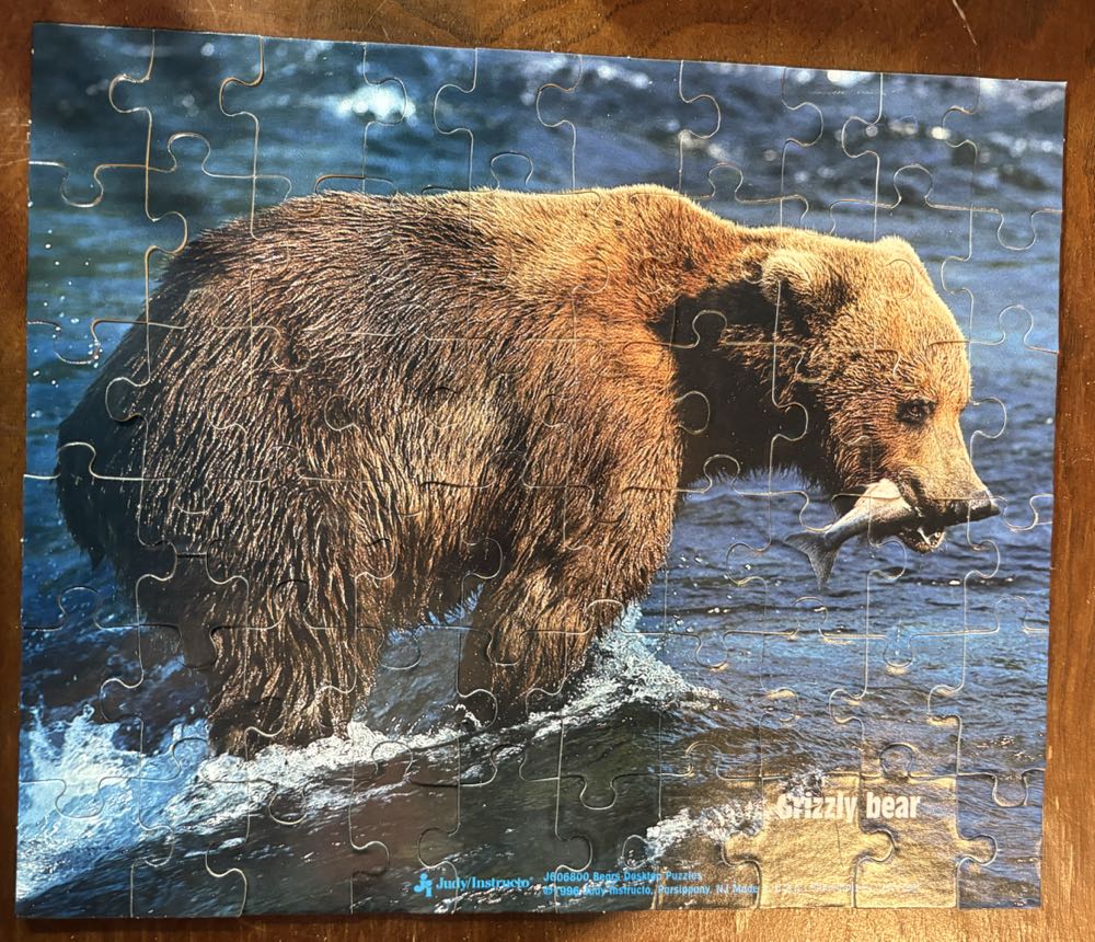 Bears: 5 60 Piece Puzzles - Judy/ Instructo puzzle collectible [Barcode 089863422983] - Main Image 4